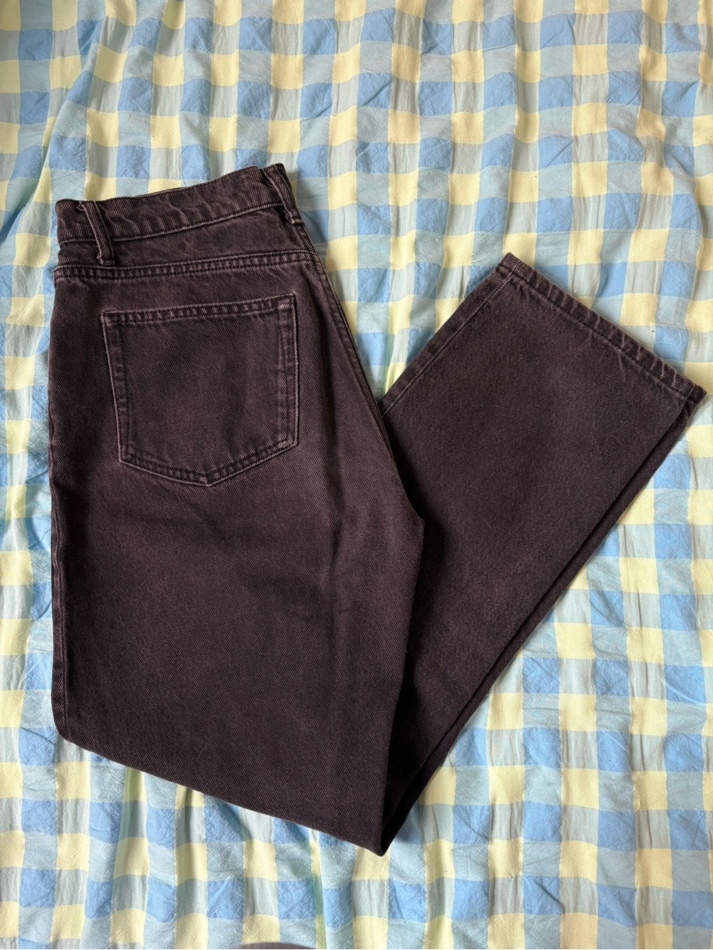 Reformation Washed Black Straight Jeans - Picture 5 of 6